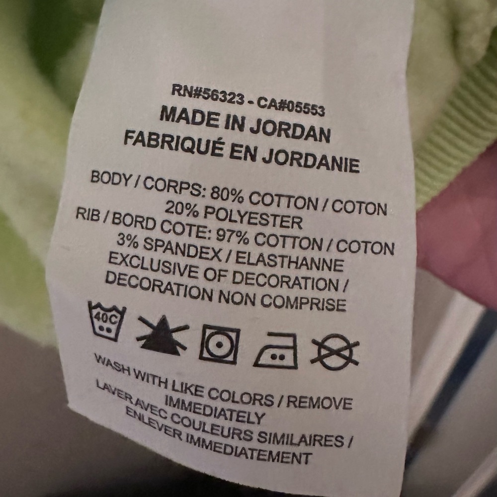 Nike Women's Light Green Cropped Sweatshirt - Picture 4 of 4